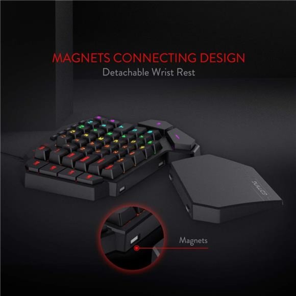 K585 DITI One-Handed RGB Mechanical Gaming Keyboard, 42 Keys Type-C Professional - Picture 5 of 6